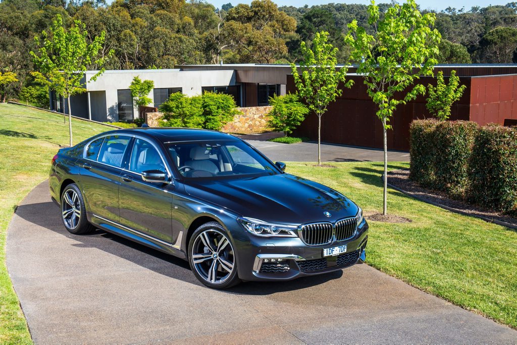 The luxurious BMW 740i. The luxurious BMW 740i.